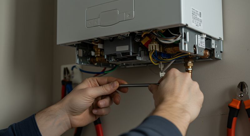 Installer Inspecting Connections
